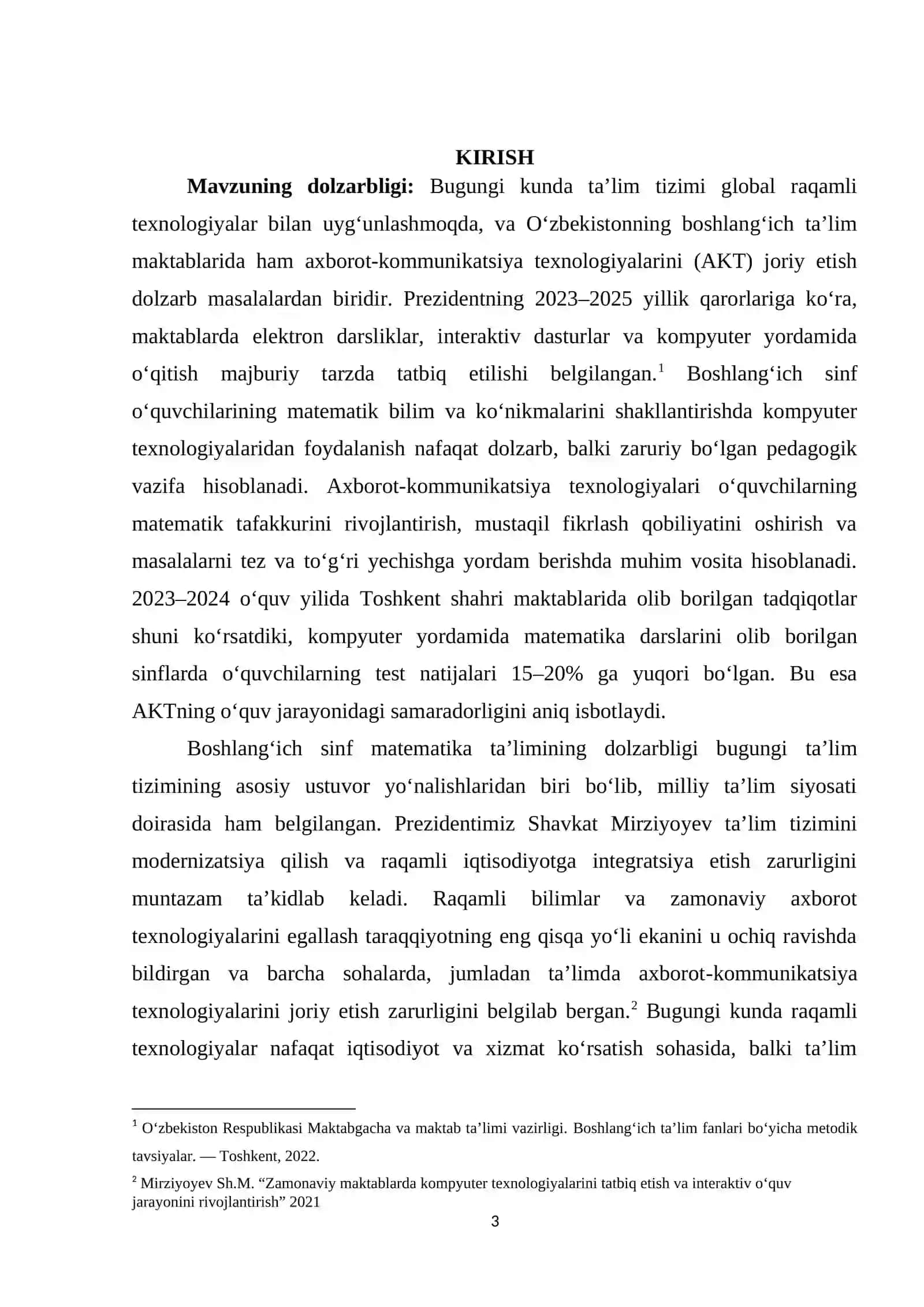 Boshlang'ich sinf matematika darslaridagi masalalarni yechishda kompyuter texnologiyalaridan foydalanish 3