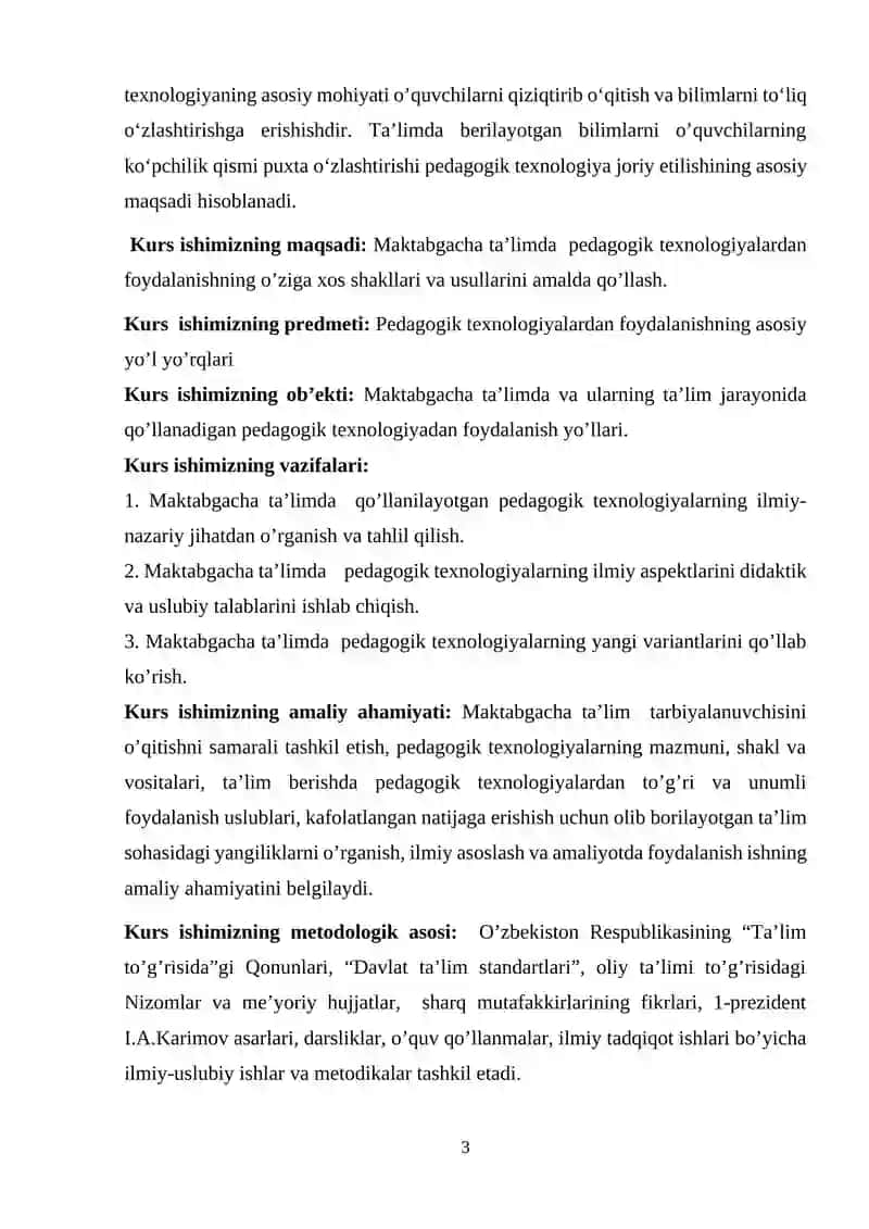 Pedagogik texnologiyalarni qo'llash 3
