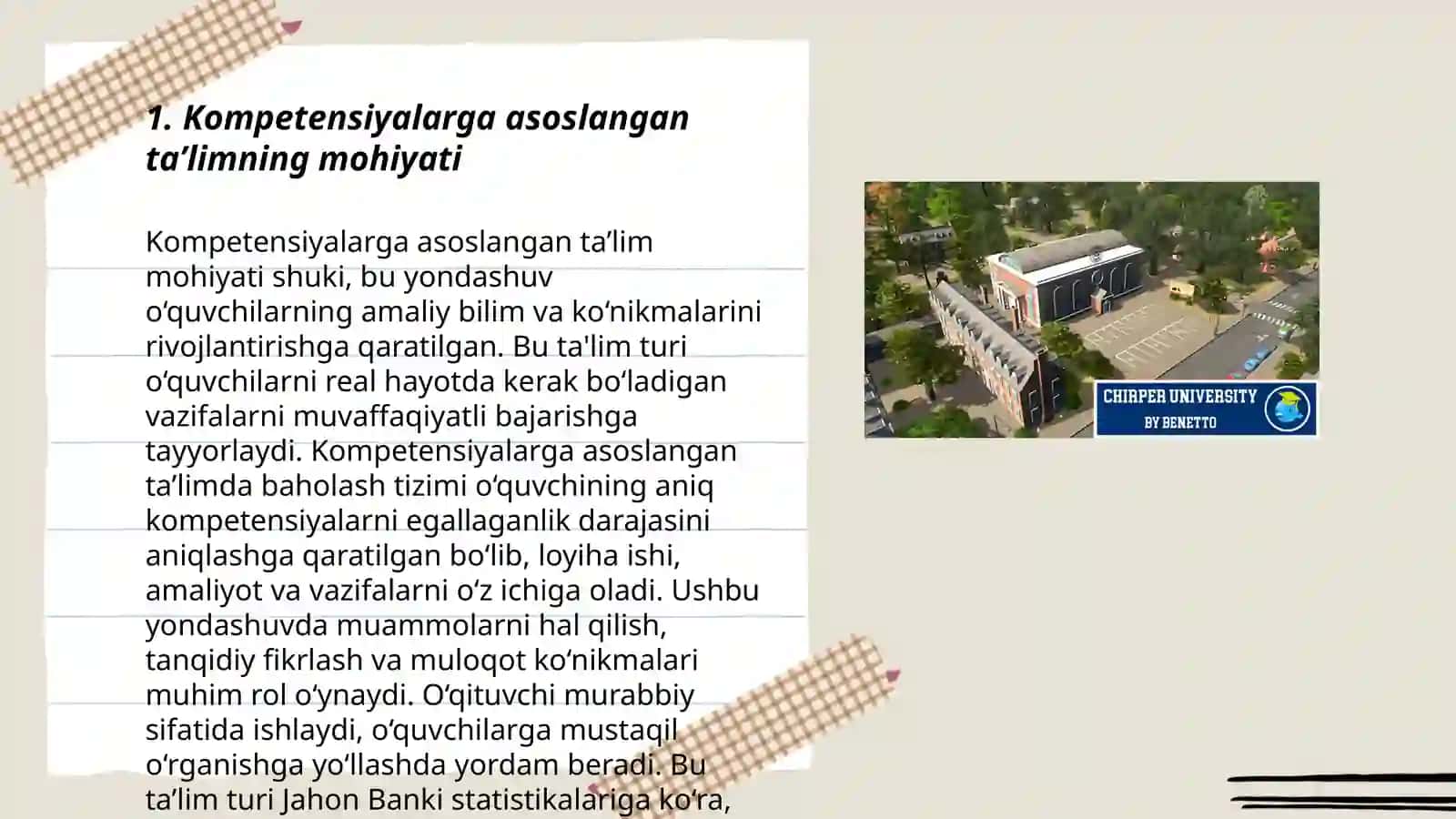 Kompetensiyalarni shakllantirishga yoʻnaltirilgan taʼlim 3