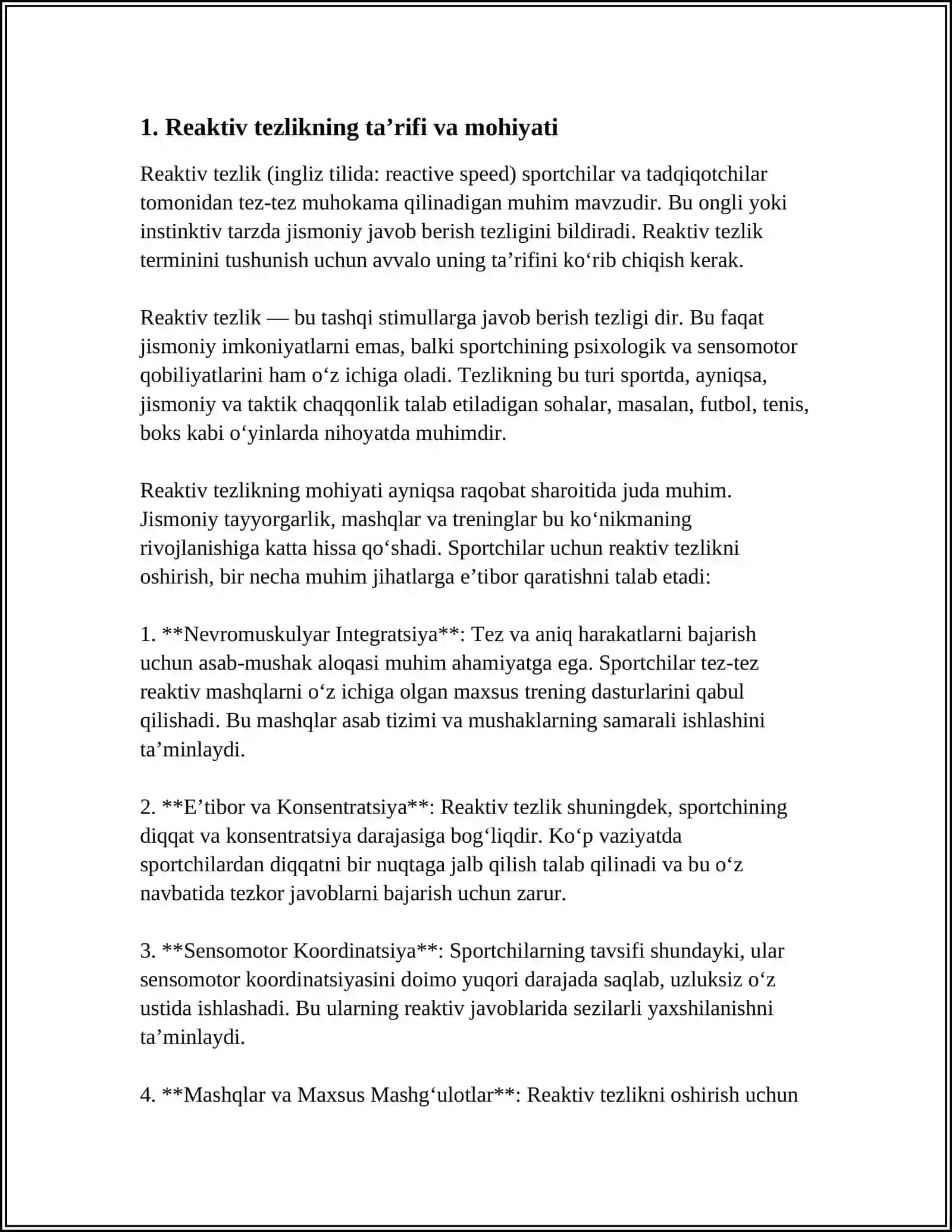 REAKTIV TEZLIK 3