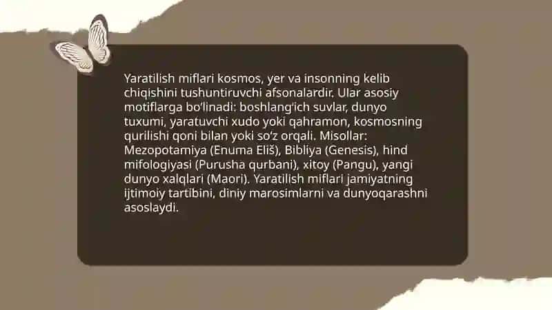 Yaratilish miflari 3
