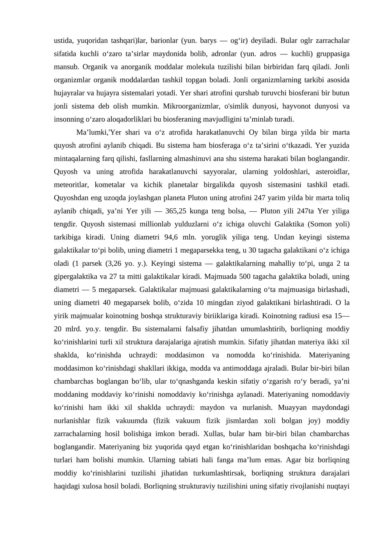 Borliq (ontologiya) va rivojlanish falsafasi 3