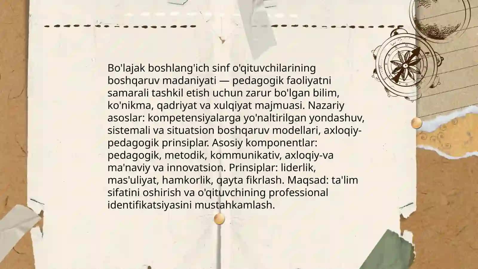Bo'lajak boshlang'ich sinf o'qituvchilarining boshqaruv madaniyatini shakllantirish 3
