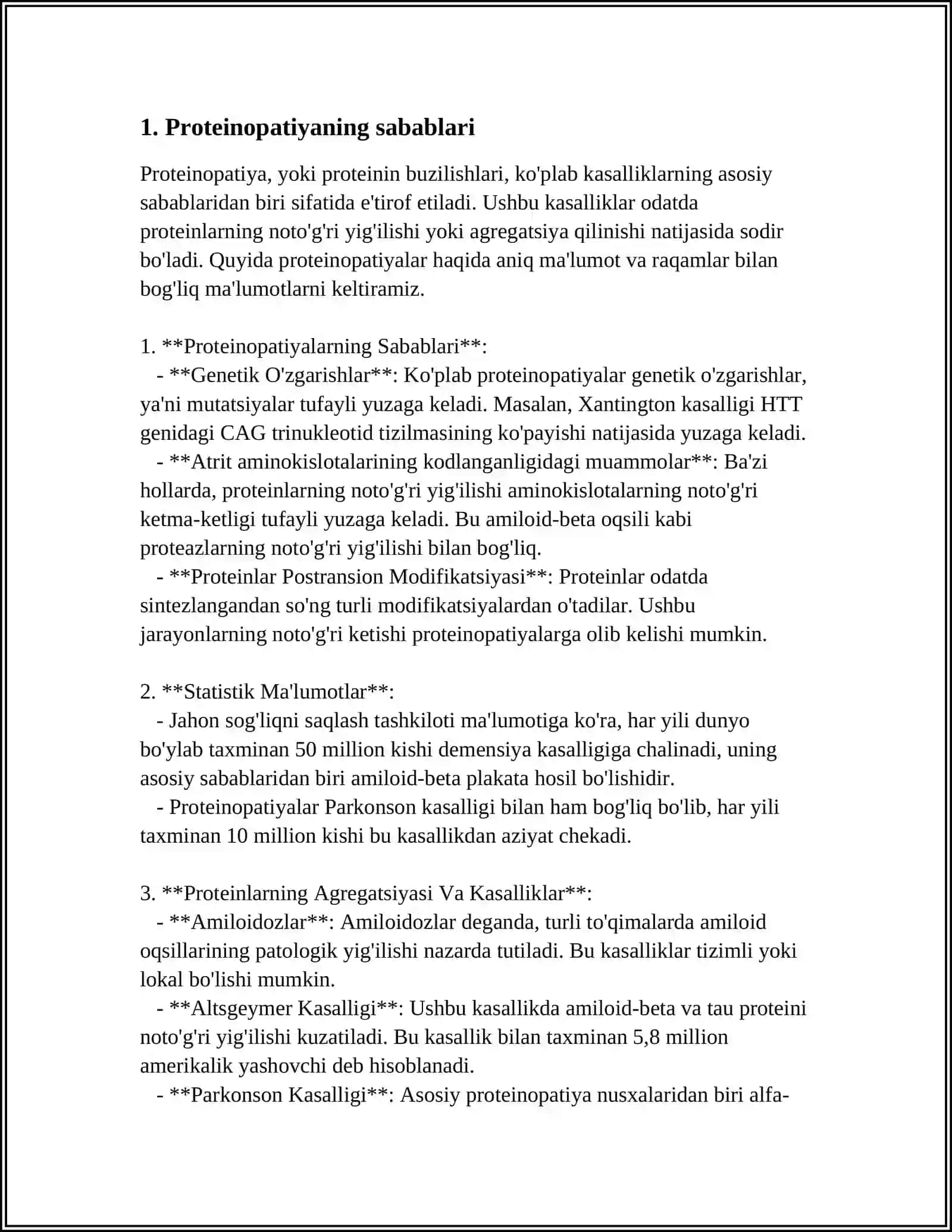 TIBBIYOT AKADEMIYASI URGANCH FILIALI MUSTAQIL ISH 3