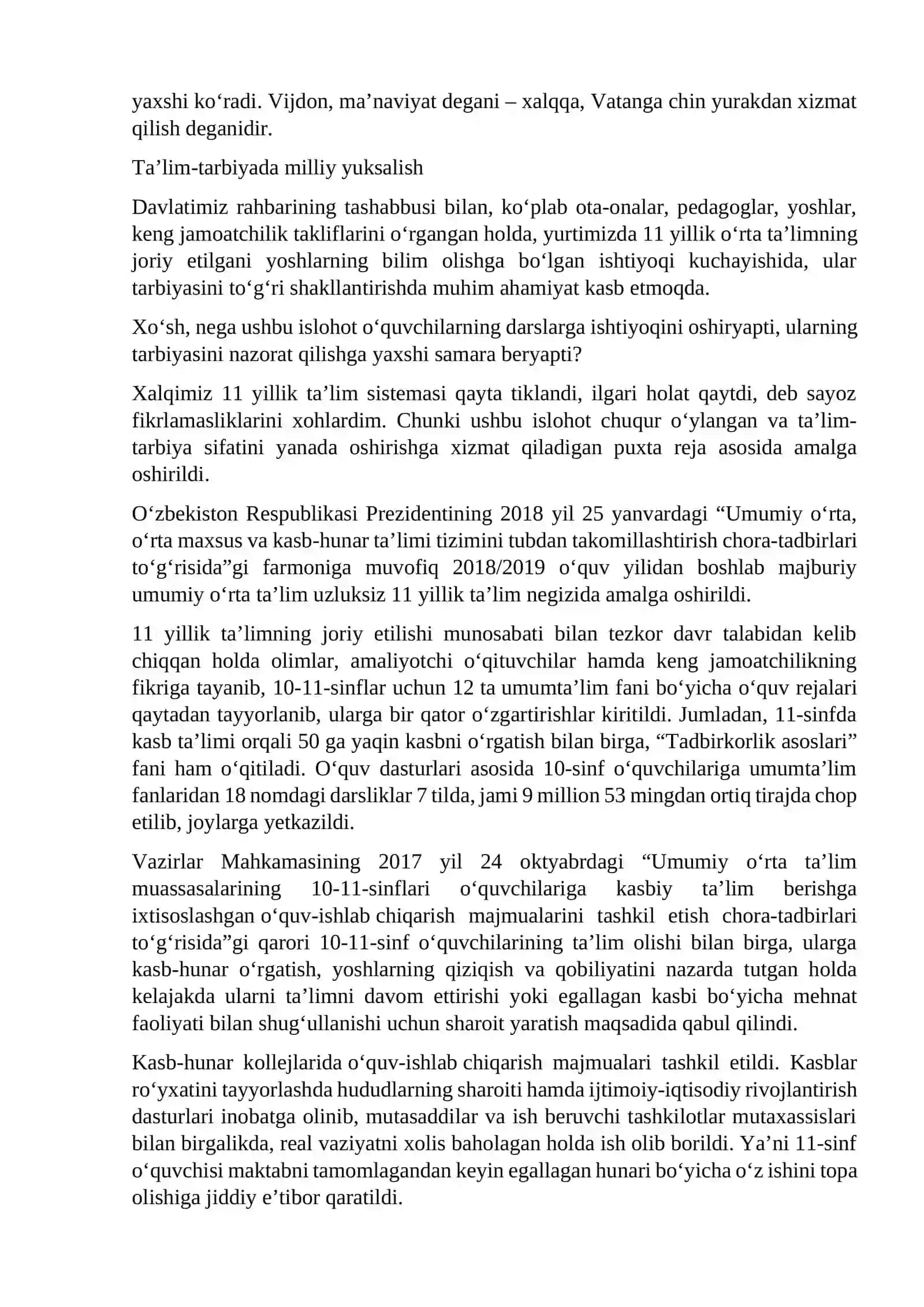Yangilanayotgan O‘zbekiston: milliy tiklanishdan – milliy yuksalish sari 3