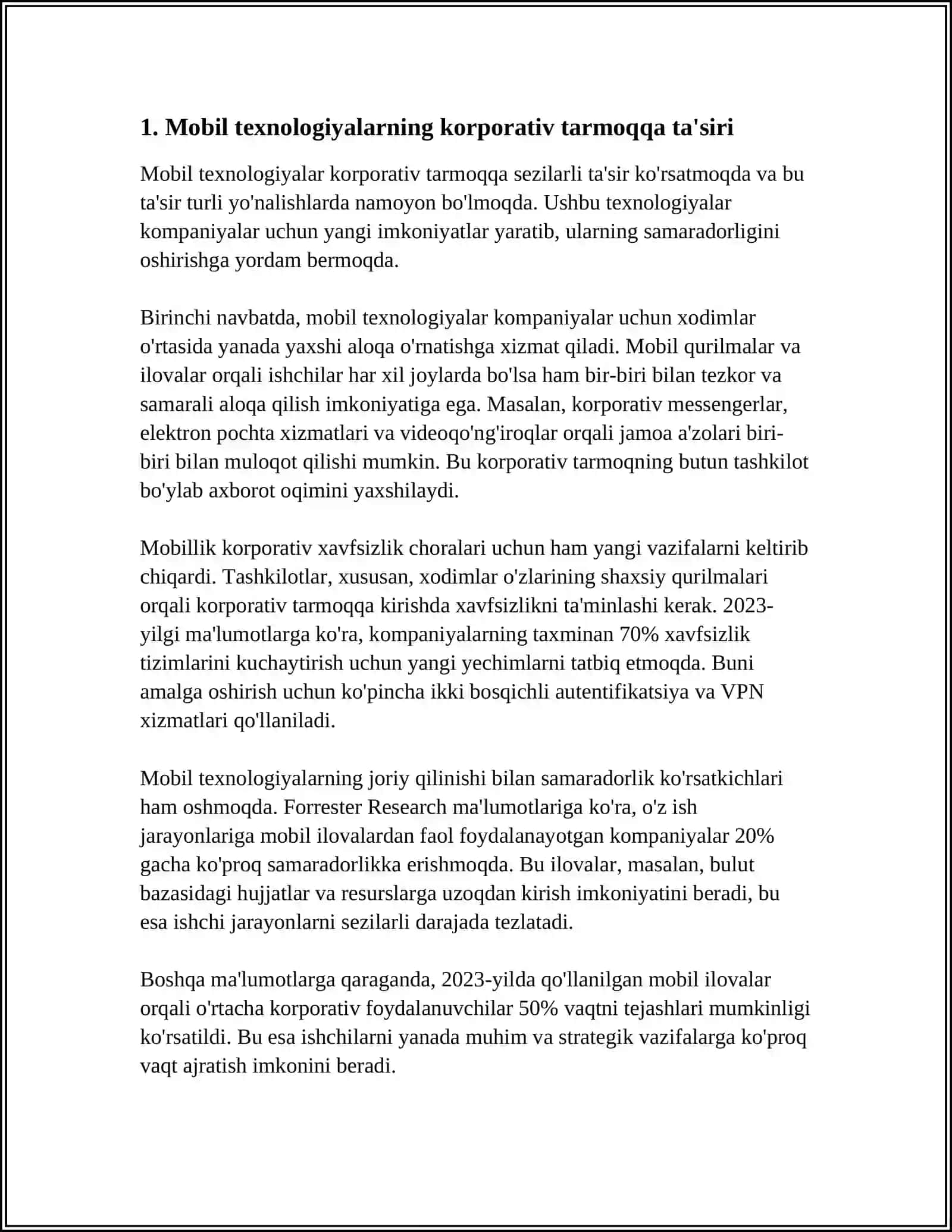 MOBIL TEXNOLOGIYALARNING KIRIB KELISH XUSUSIYATLARI 3