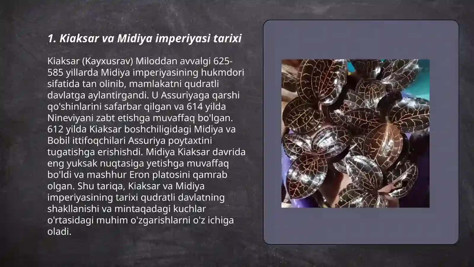 Kiaksar qudratli Midiya hukmdori 3