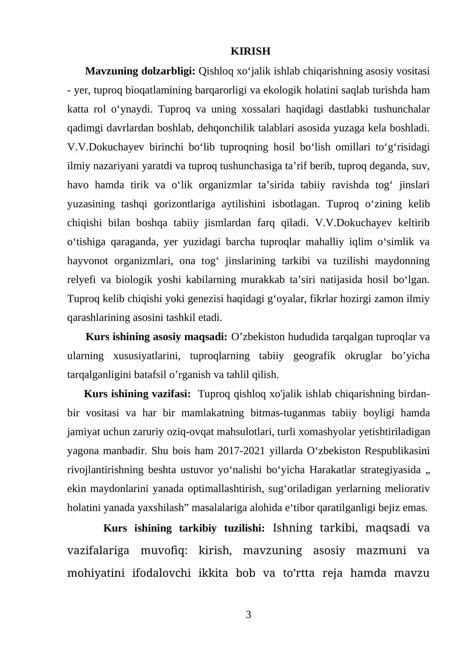 O‘ZBEKISTON TUPROQLARI, ULARNING TASNIFLANISHI VA XUSUSIYATLARI 3