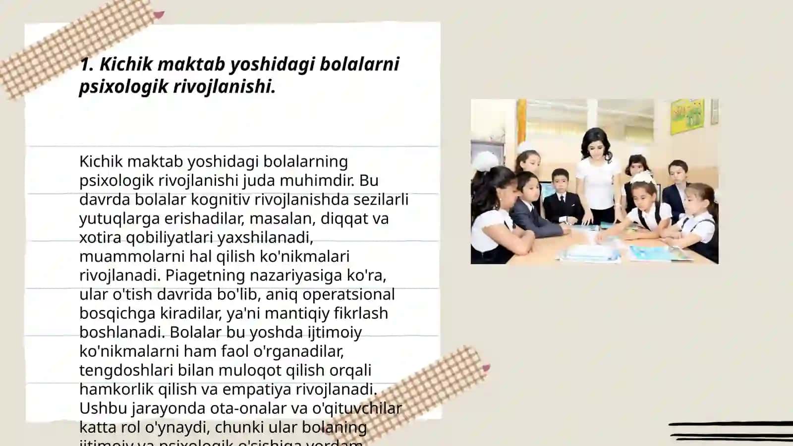 Kichik maktab yoshidagi bolalarni pedagogik tekshirish 3