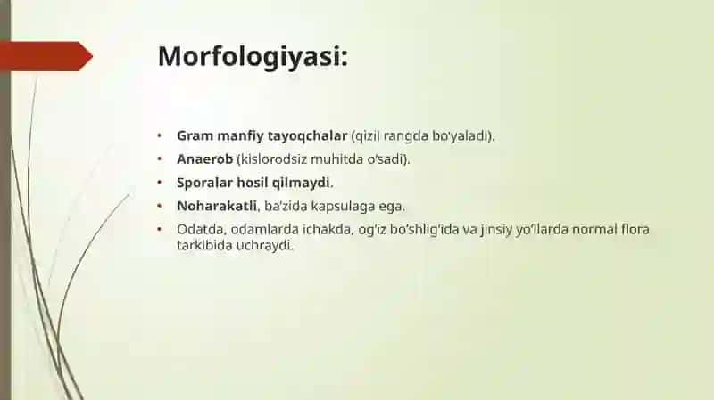 Patogenanerobklostridial bo’lmagan infeksiya qo’zg’atuvchilari kasalliklar patogenezi 3