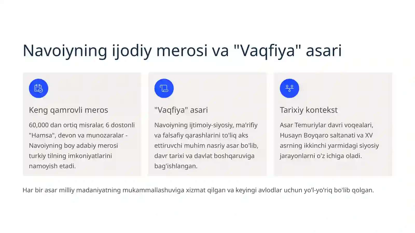 Alisher Navoiyning vaqfiya asarining tasnifi 3