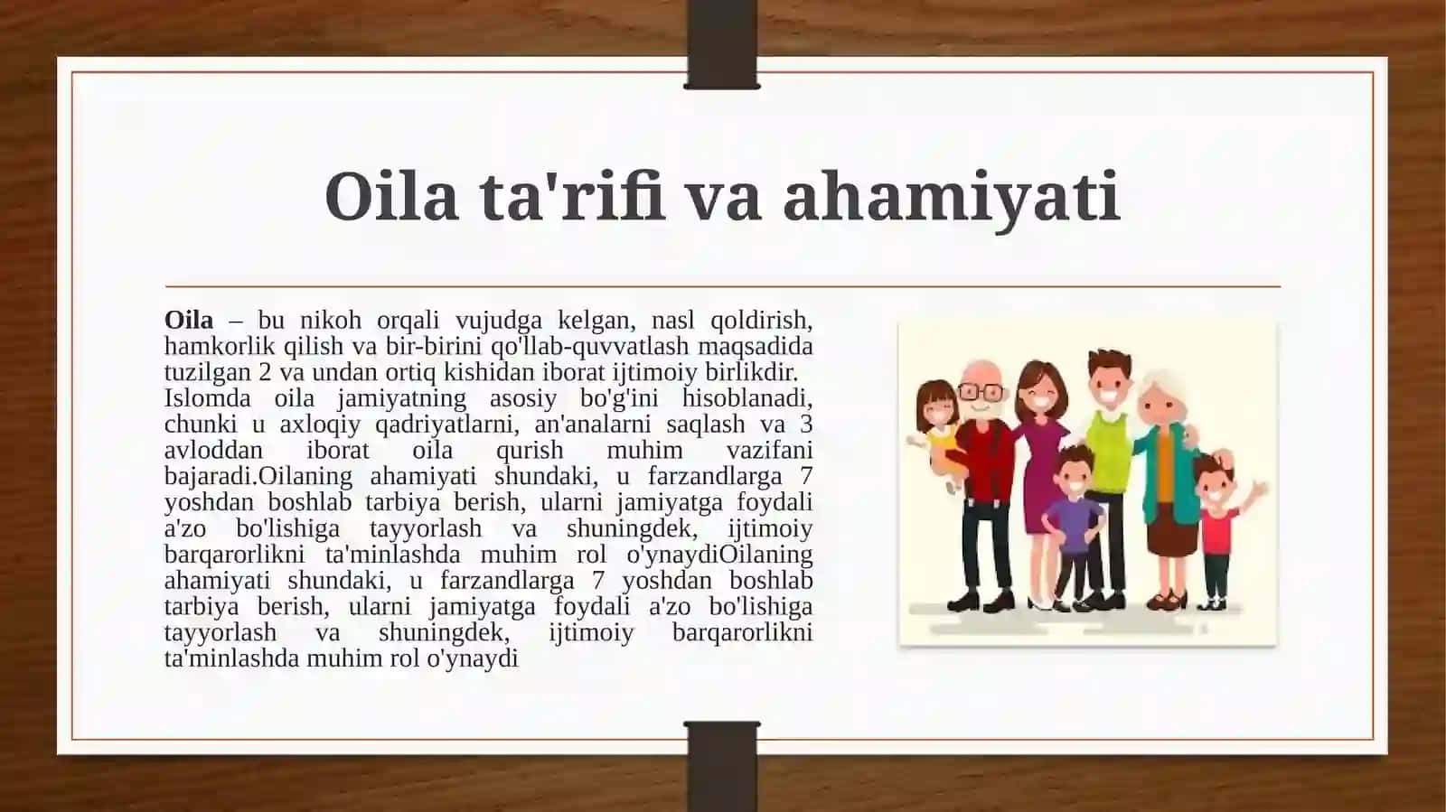 Islom huquqshunosligida oila, nikoh, taloq, idda, zihortushunchalarini ta'riflash 3