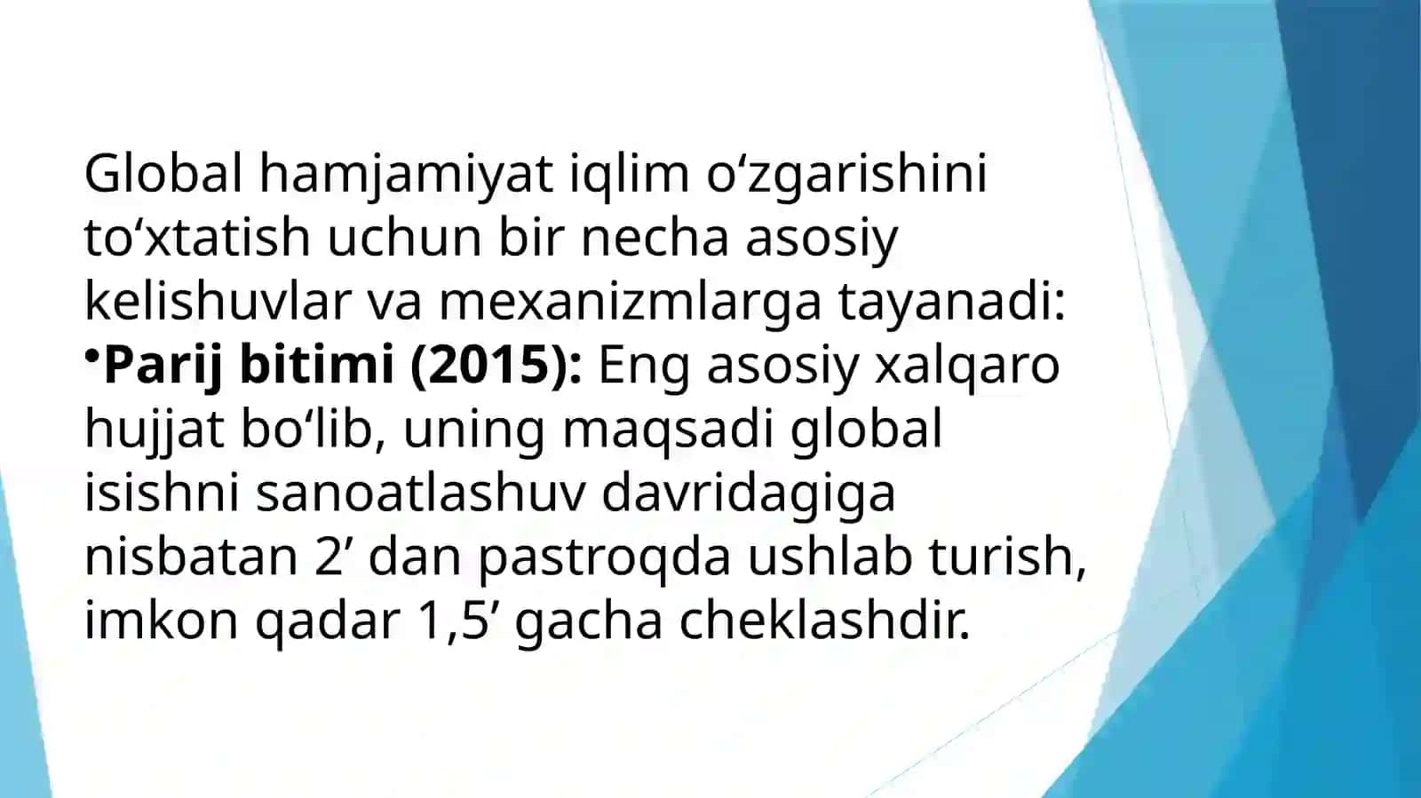Xalqaro xaridlar va O'zbekistonda amalga oshirilayotgan ishlar 3