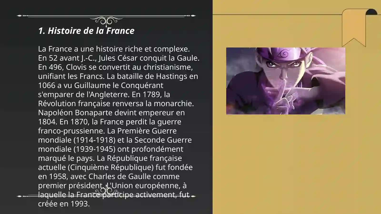 Histoire de la France 3