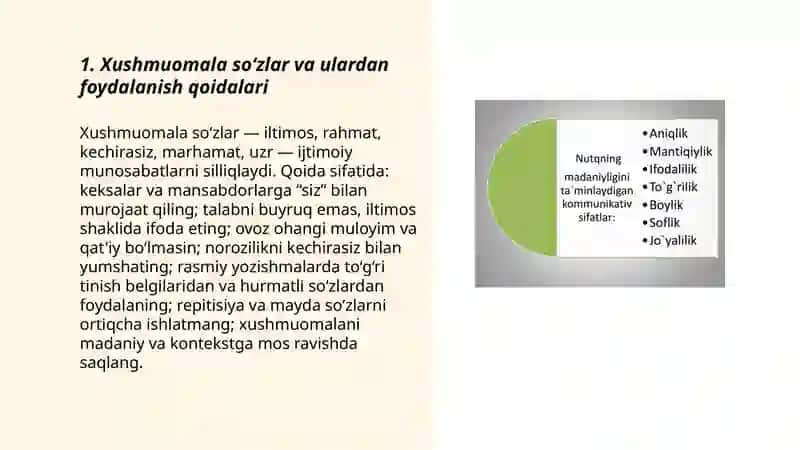 Madaniy nutq me'yorlari va qoidalari 3