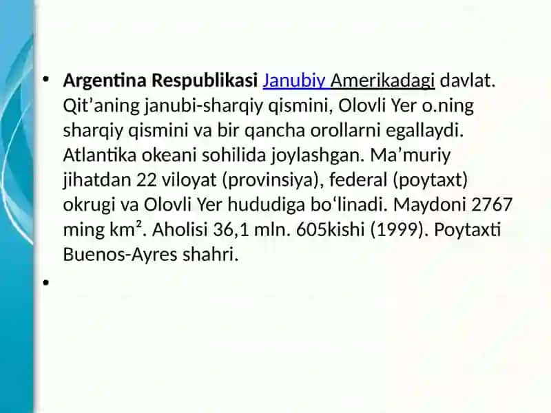 Argentina Respublikasi 3