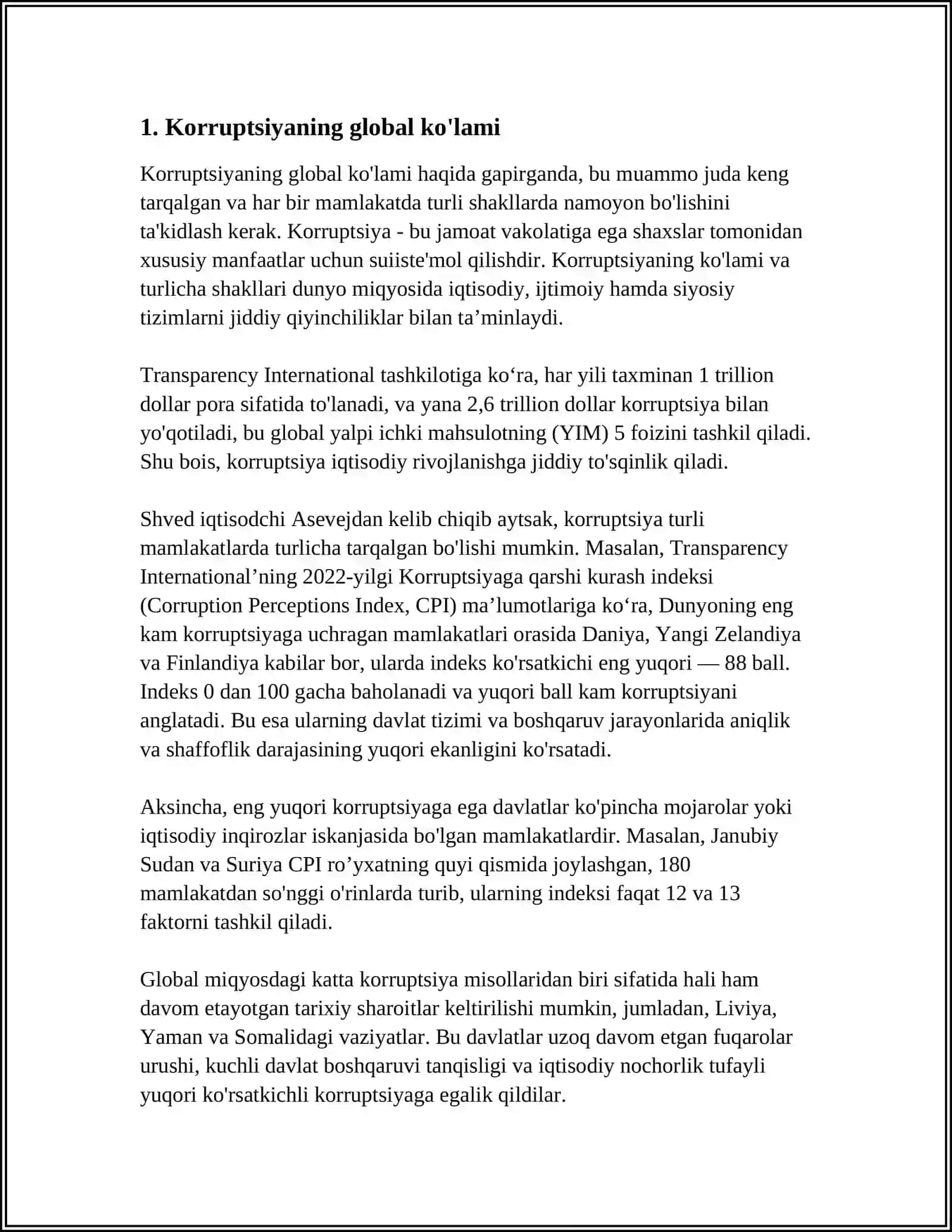 KORRUPSIYA GLOBAL MUOMMO SIFATIDA 3