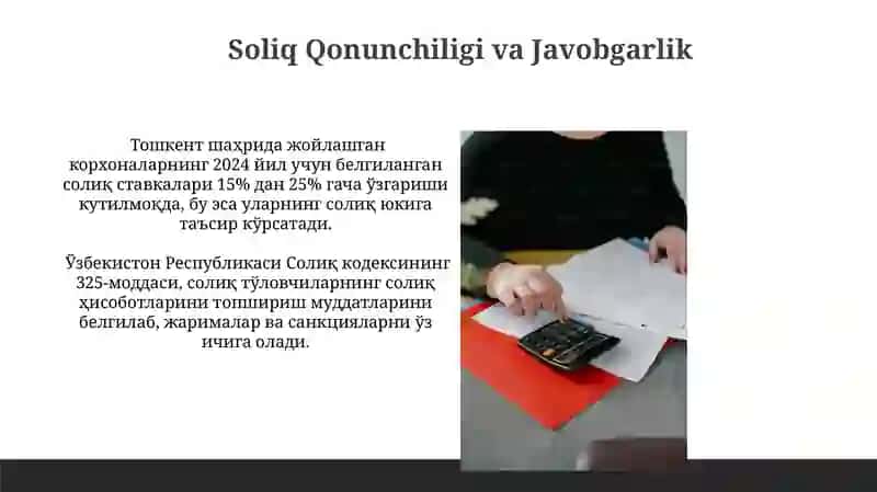 Soliqlar va boshqa majburiy toʻlovlarga umumiy tavsif 3