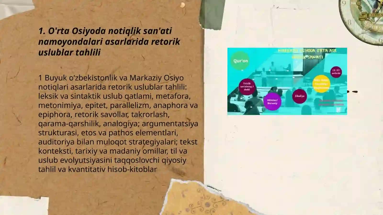 O'rta Osiyoda notiqlik san'ati namoyondalari asarlarining o'rganilishi 3