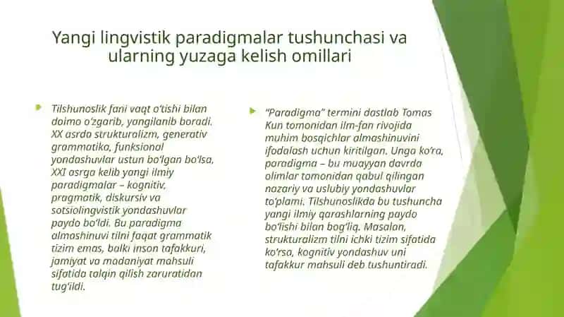 O’zbek tilshunosligida yangi lingvistik paradigmalar 3