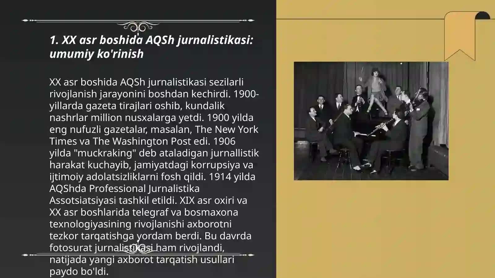 XX asr boshida AQSh jurnalistikasining taraqqiyoti 3