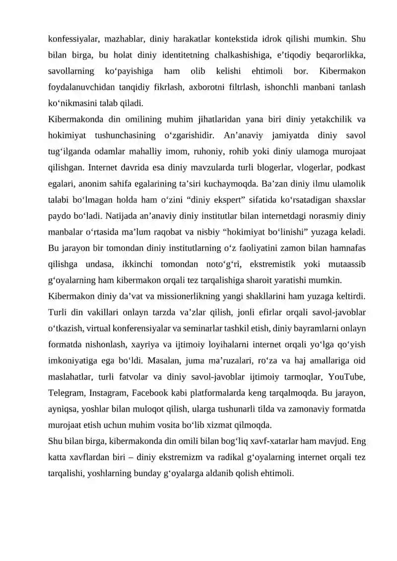 Kibermakonda din omili 3