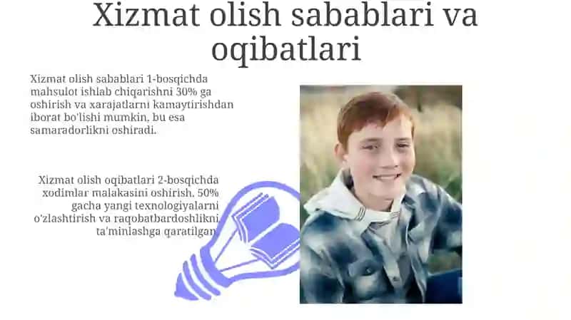 Xizmat olish sabablari va oqibatlari 3
