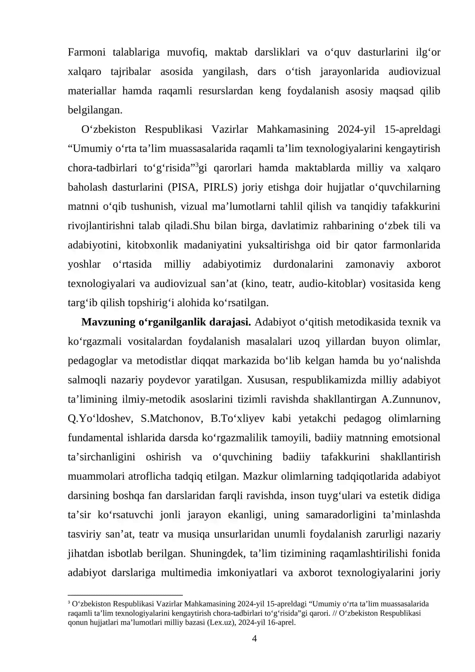 Adabiyot darslarida audiovizual va texnik vositalardan foydalanish (9–10-sinf adabiyot darsliklari misolida) 3