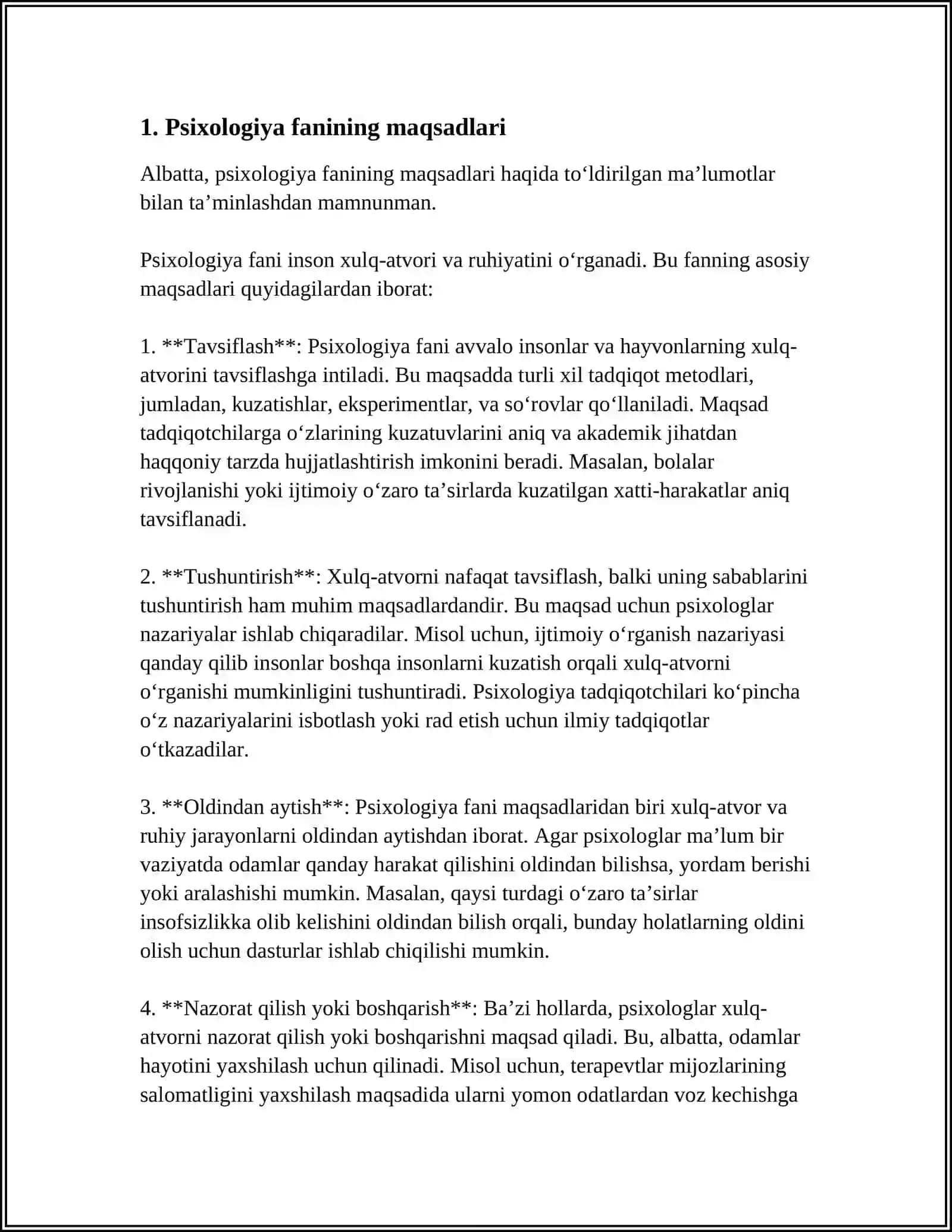PSIXOLOGIYA FANINING MAQSAD VA VAZIFALARI 3
