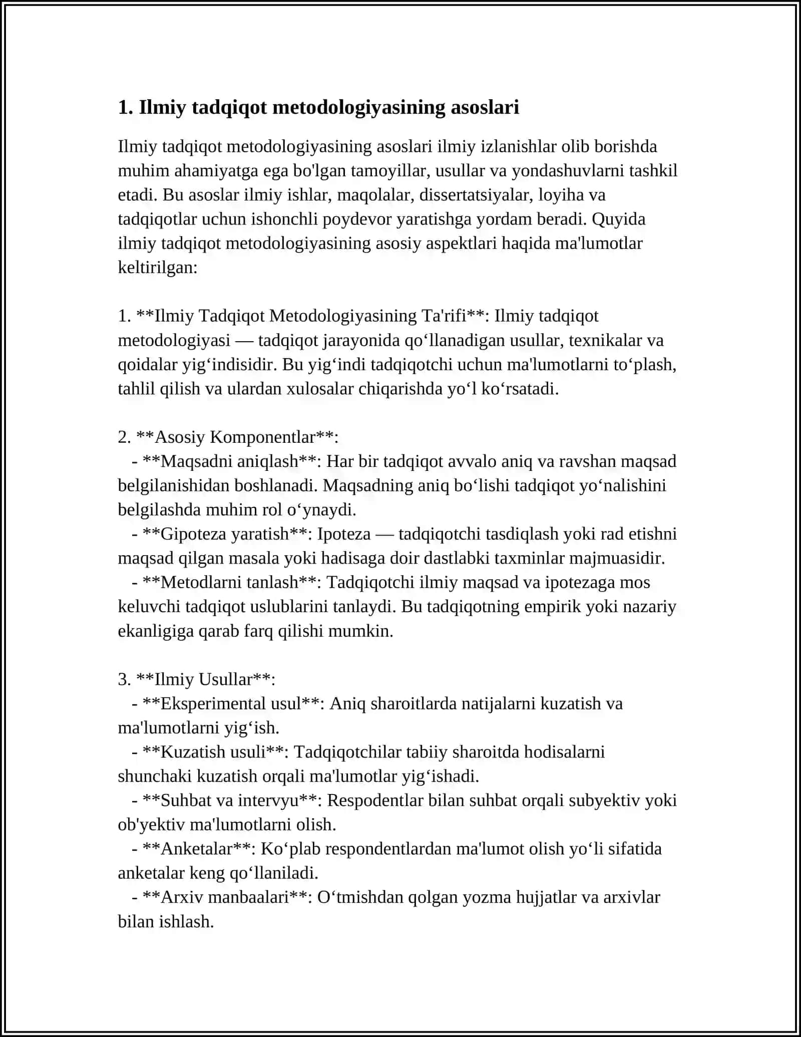 ILMIY TADQIQOT METODOLOGIYASI VA TEXNIKASI 3