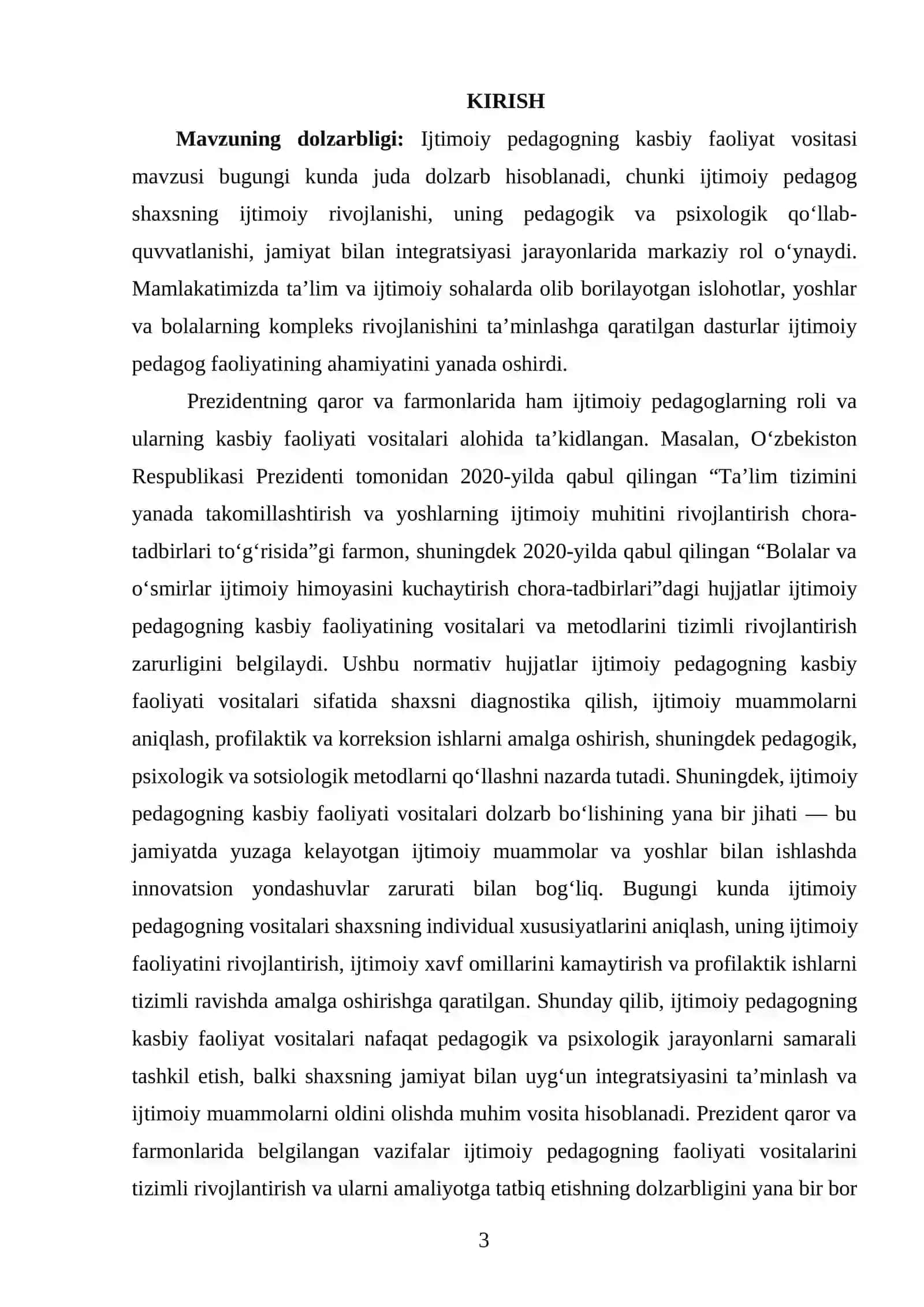 Ijtimoiy pedagogning kasbiy faoliyat vositasi 3