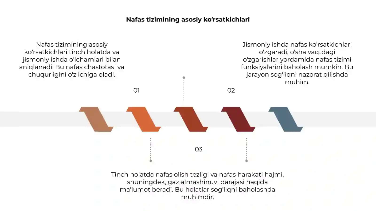 Nafas tizimining ayrim kórsatgichlarning tinch holatda va jismoniy ishdan sóng tekshirish 3