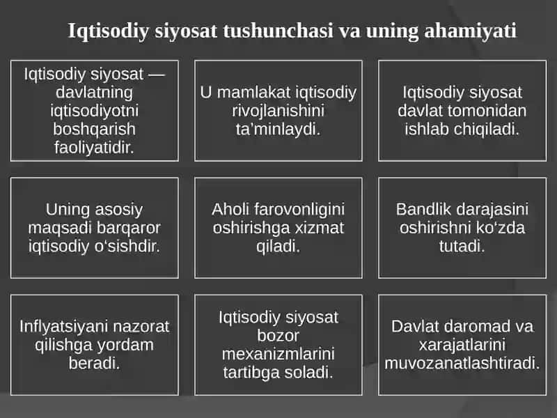 Iqtisodiysiyosatning dastak va vositalari 3