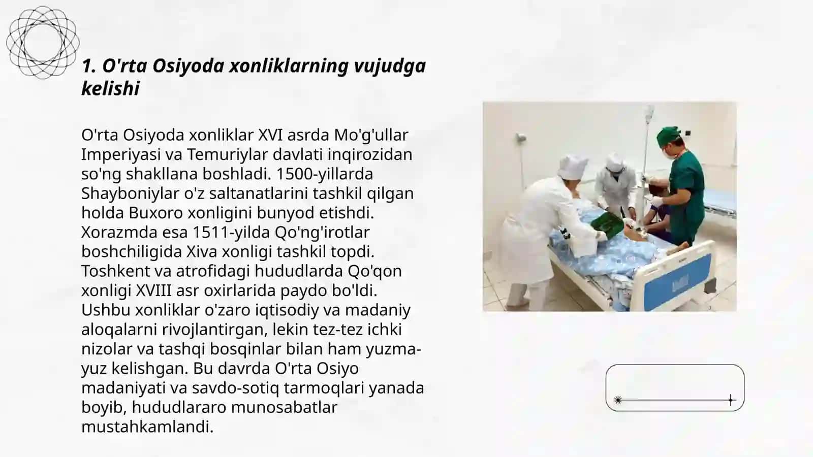 Oʻrta Osiyoning xonliklarga boʻlinib ketishi, uning sabab va oqibatlari 3