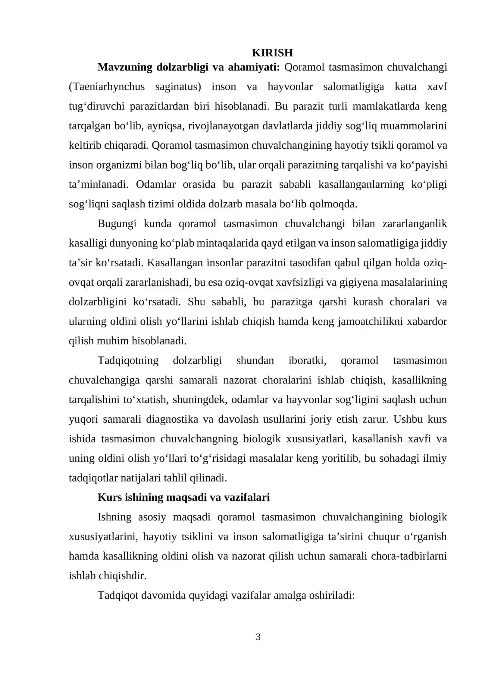 Qoramol tasmasimon chuvalchangi 3