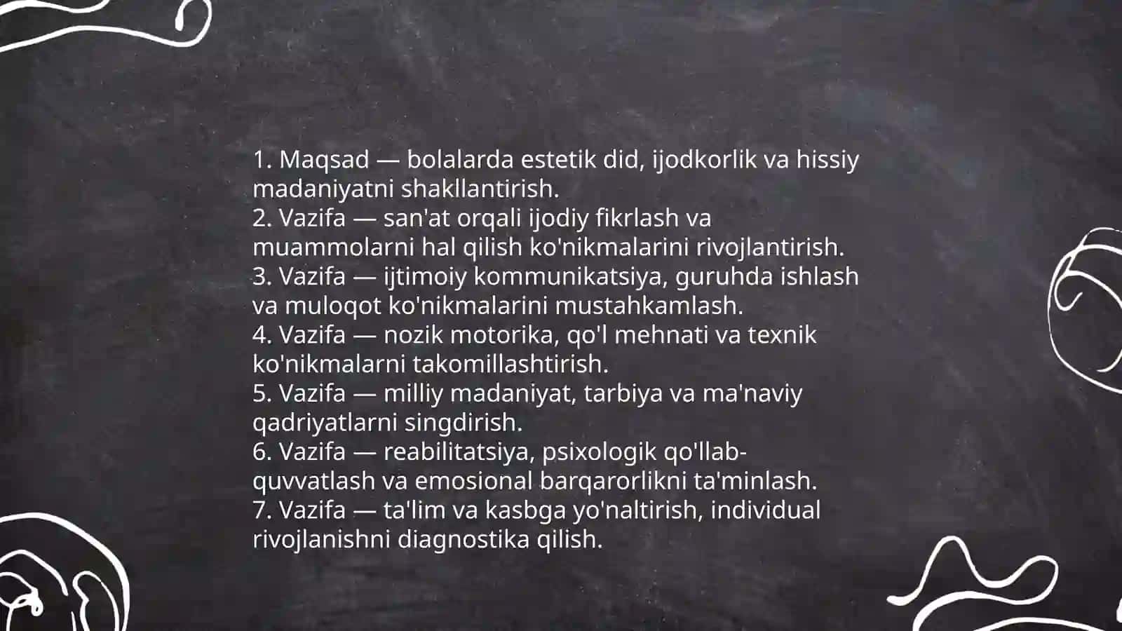 Bolalar maktab internatlari uchun san'at pedagogikasi 3