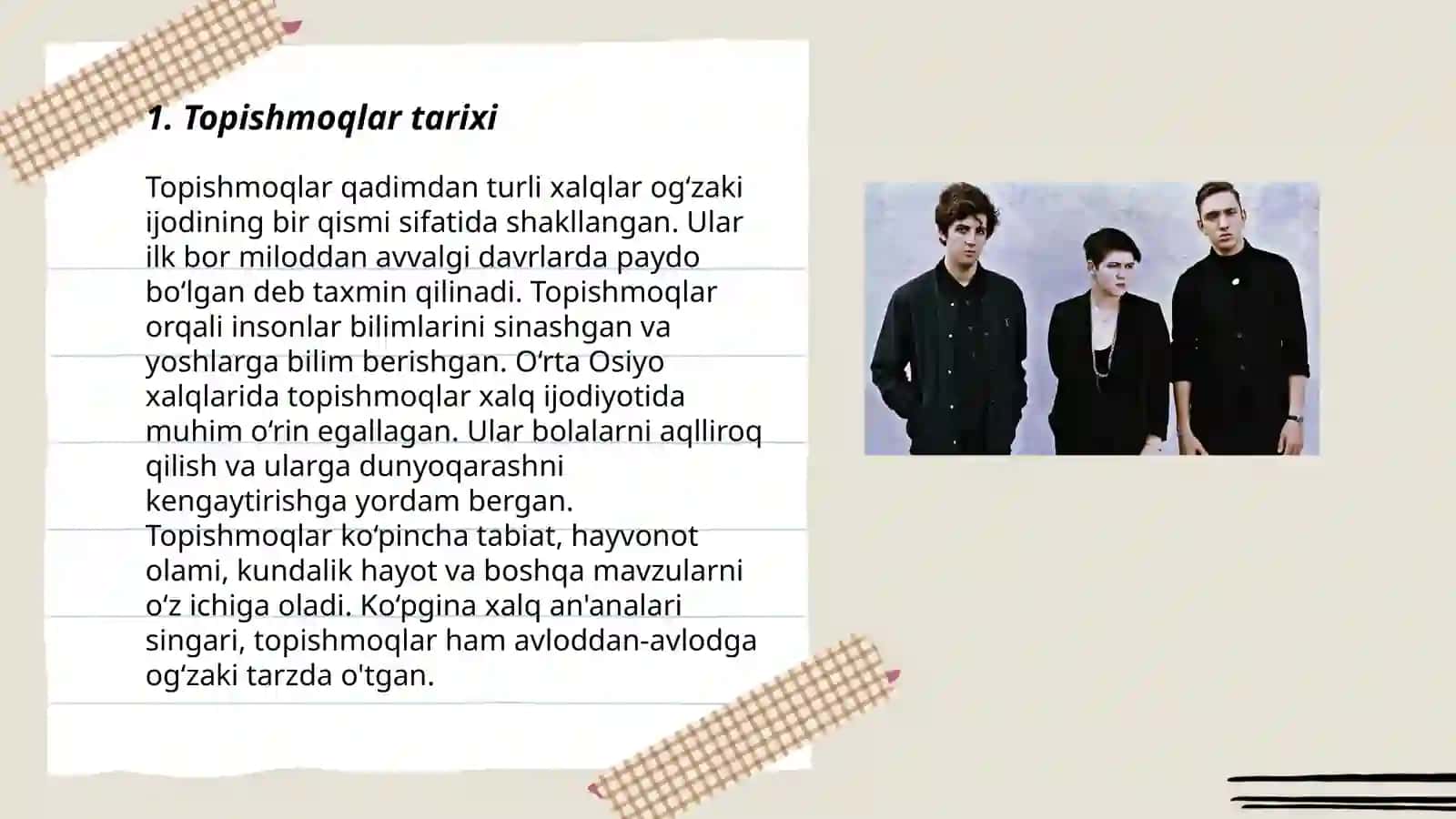 Topishmoq matni ustida ishlash 3