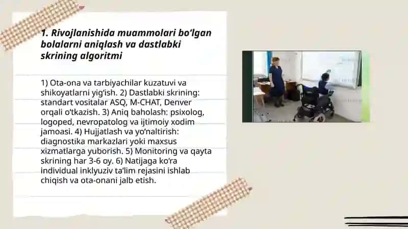 Inklyuziv ta’limni amaliyotga joriy etish algoritmlari 3