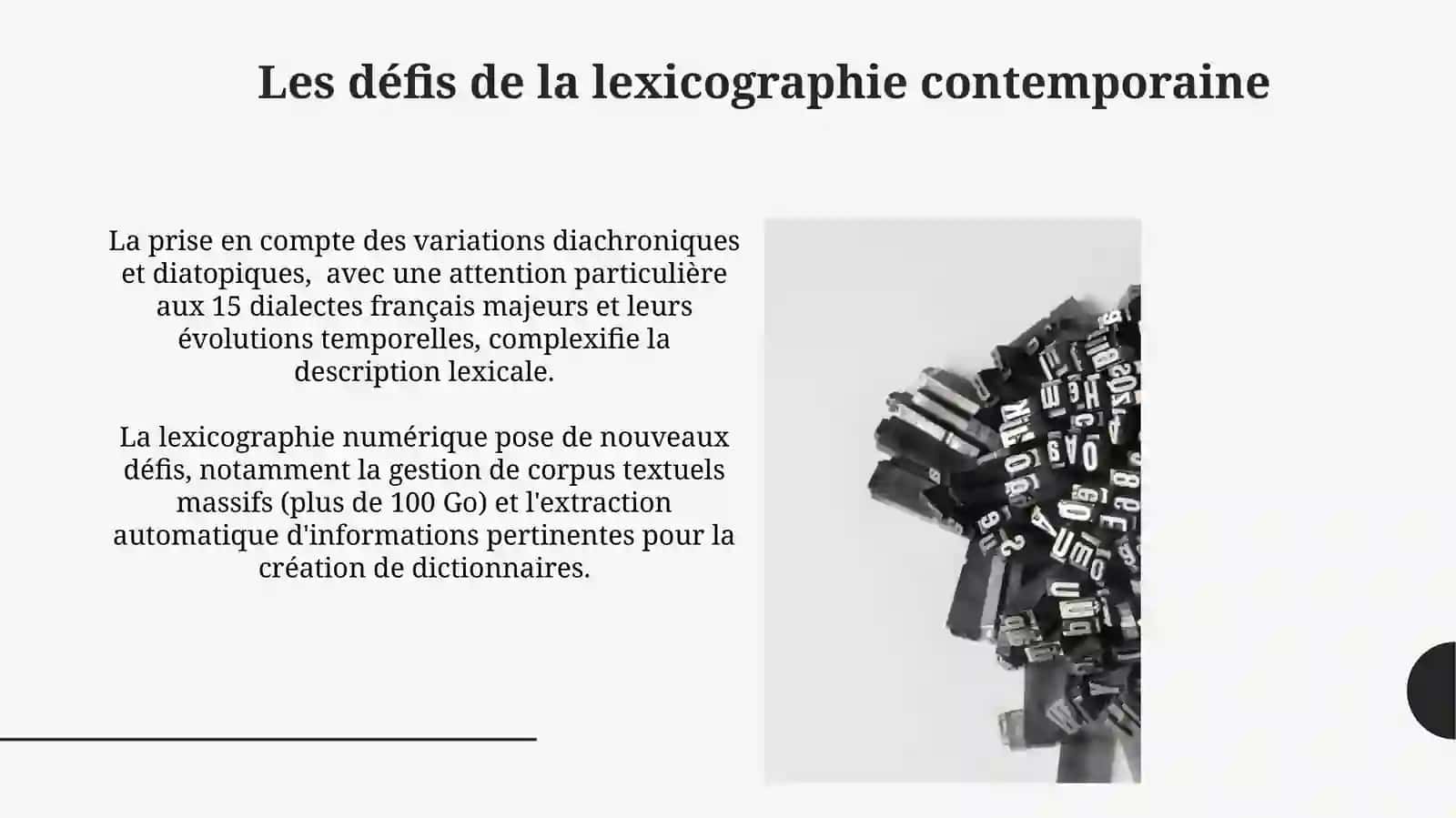 Lexicographie et structure 3
