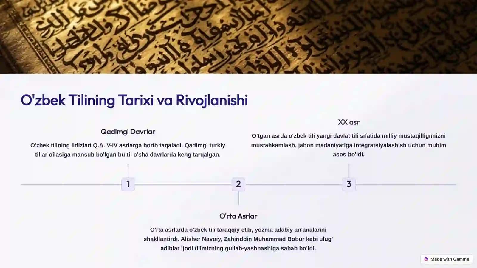 O'zbek Tilining Ahamiyati va Roli 3