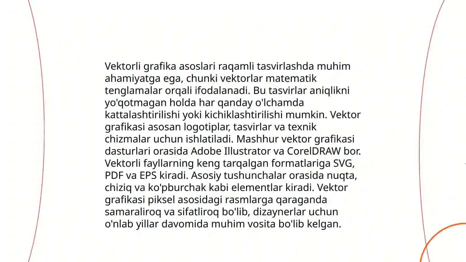 Kampiyuter grafikasi turlari vektorli rastrli fraktal SD grafika 3