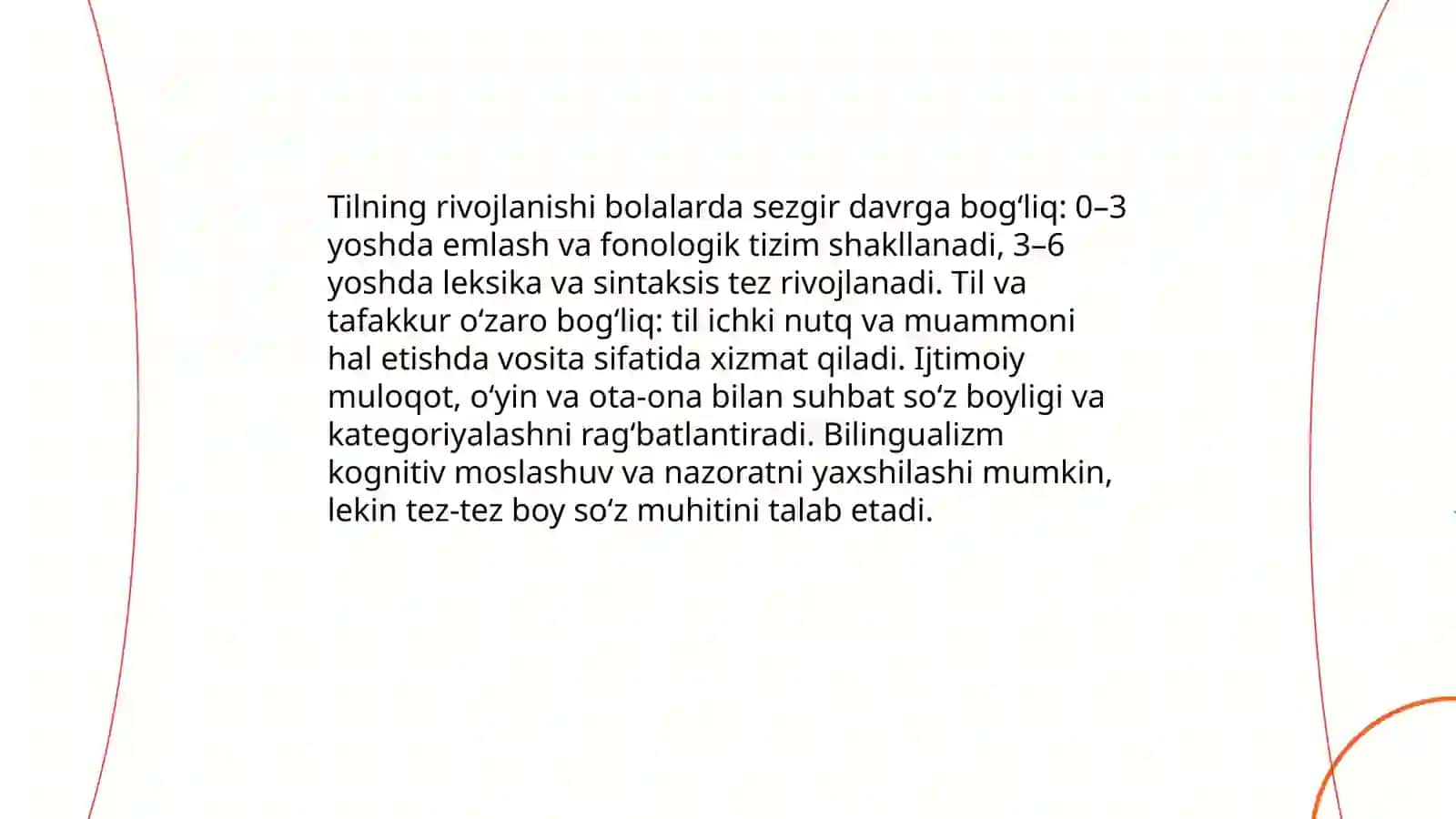 Til, ong va tafakkur 3