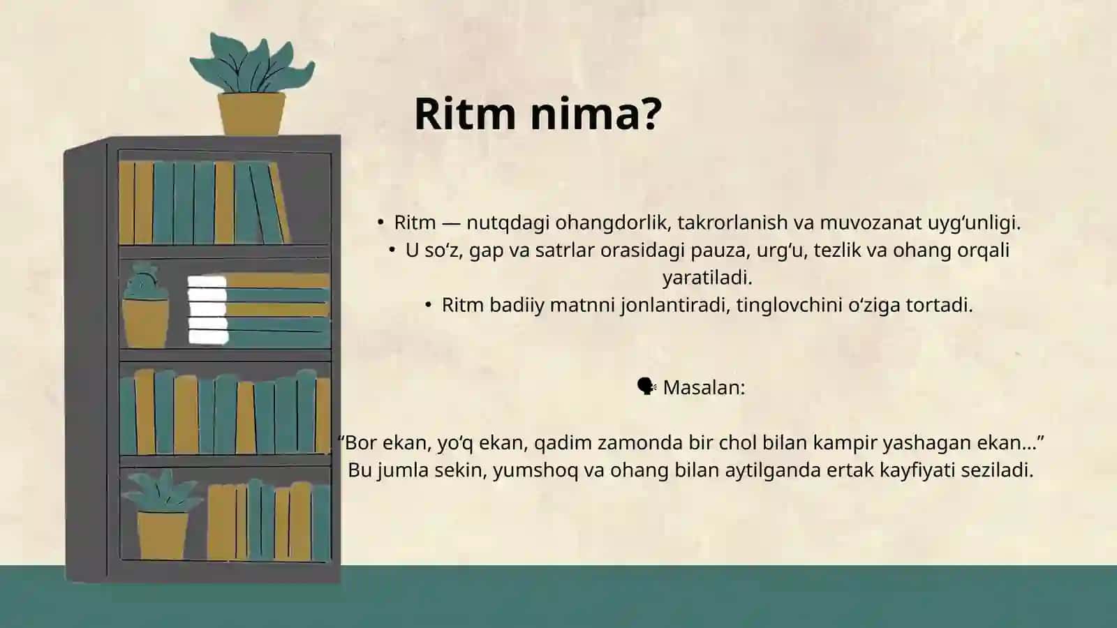 Ertak, masal va dostonlarni ifodali o‘qishda ritmning ahamiyati 3