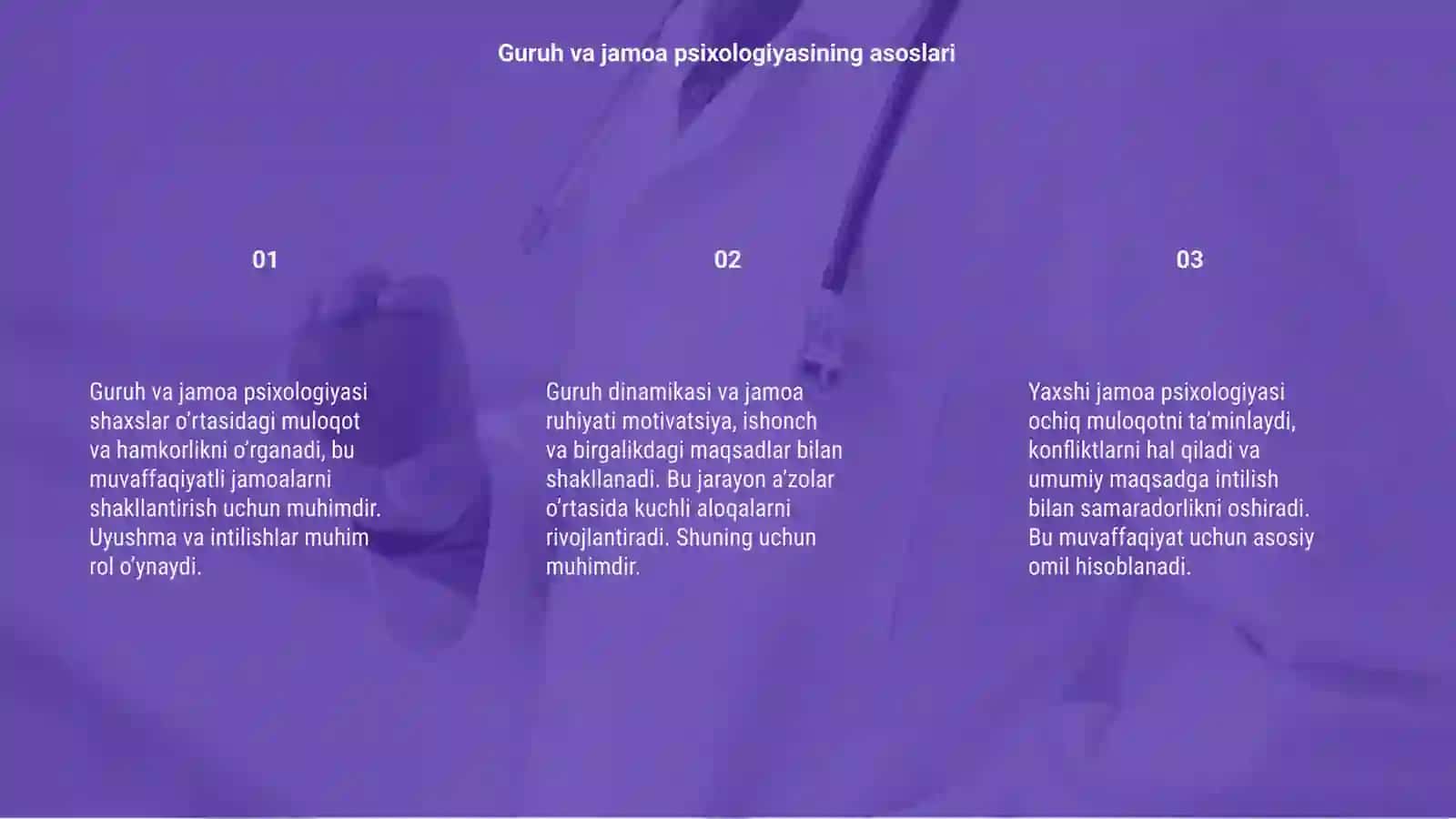 Guruh va jamoa psixologiyasi 3