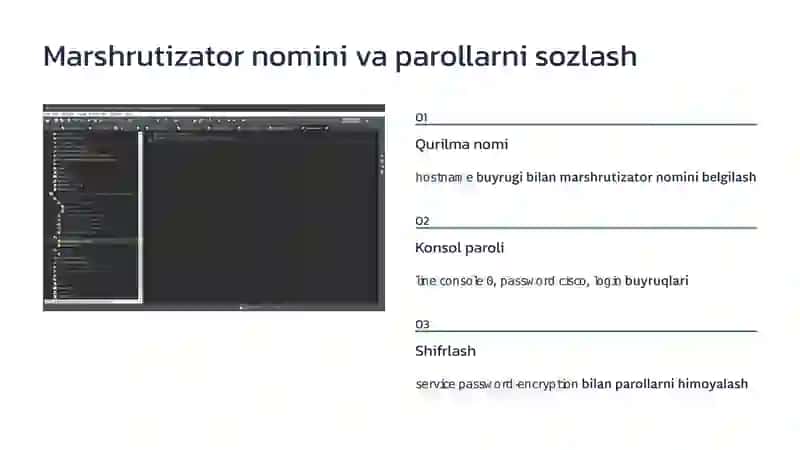 Cisco Marshrutizatorlari va VLAN 3