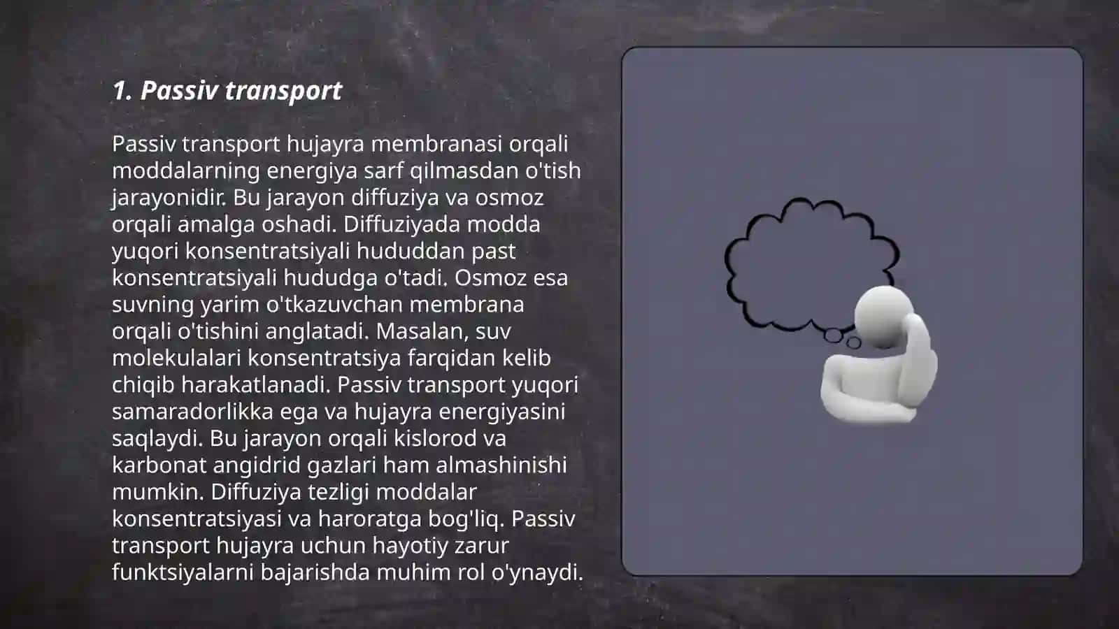 Membranalar orqali transport mexanizmi 3