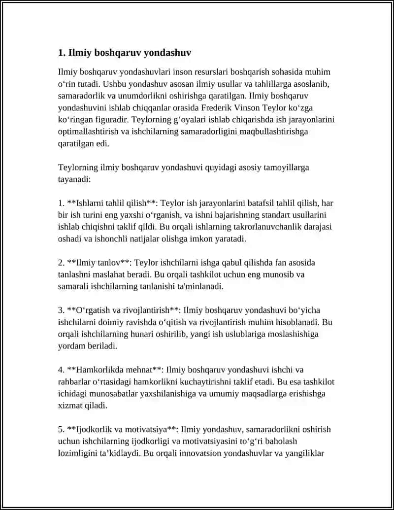 INSON RESURSLARI BOSHQARISH SOHASIDAGI TUSHINCHALARGA ASOSIY YONDASHUVLAR 3