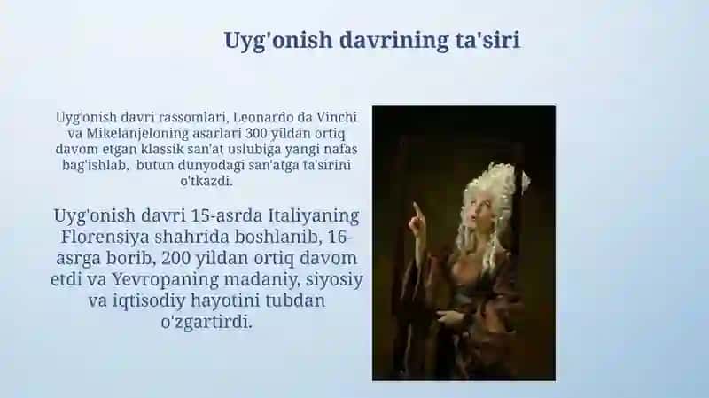 Birinchi va Ikkinchi Renessans yaratuvchilari 3