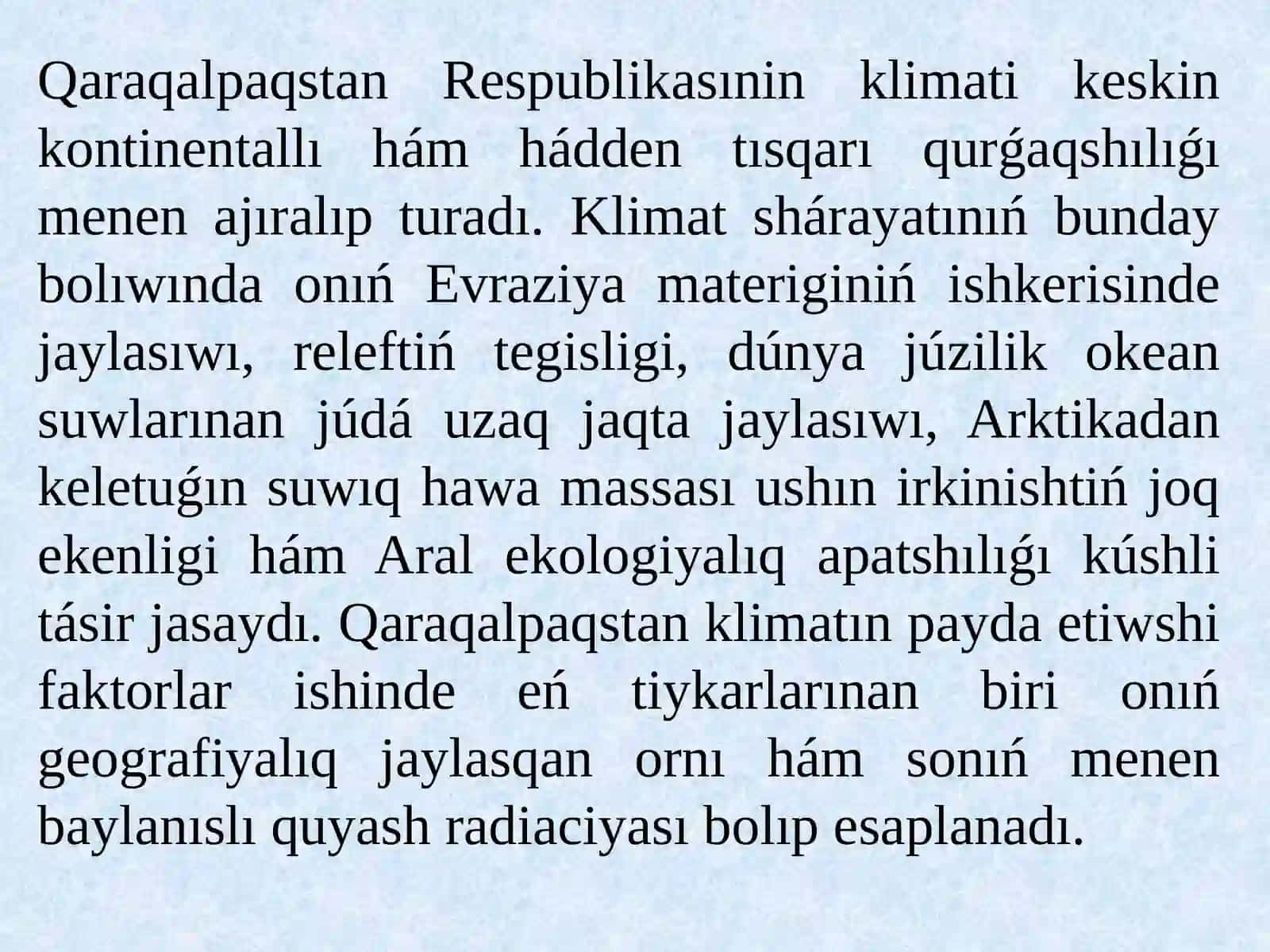 Aral teńizi haqqında tariyxıy maǵlıwmatlar 3