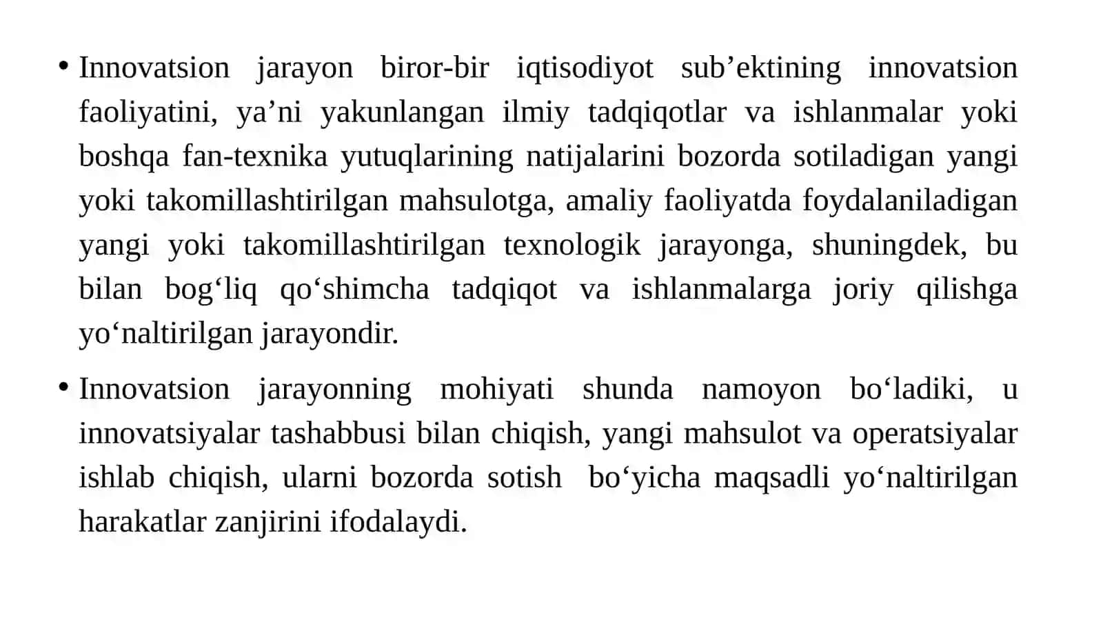 BILIMLAR IQTISODIYOTIDA INNOVATSION JARAYONLAR 3